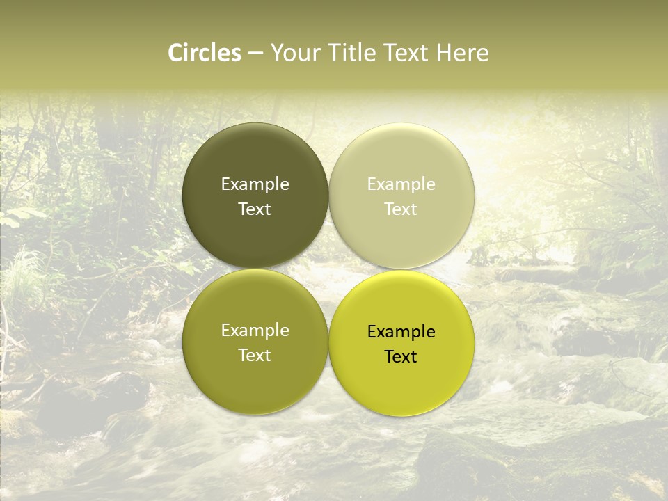 Sunlight Brook Bright PowerPoint Template