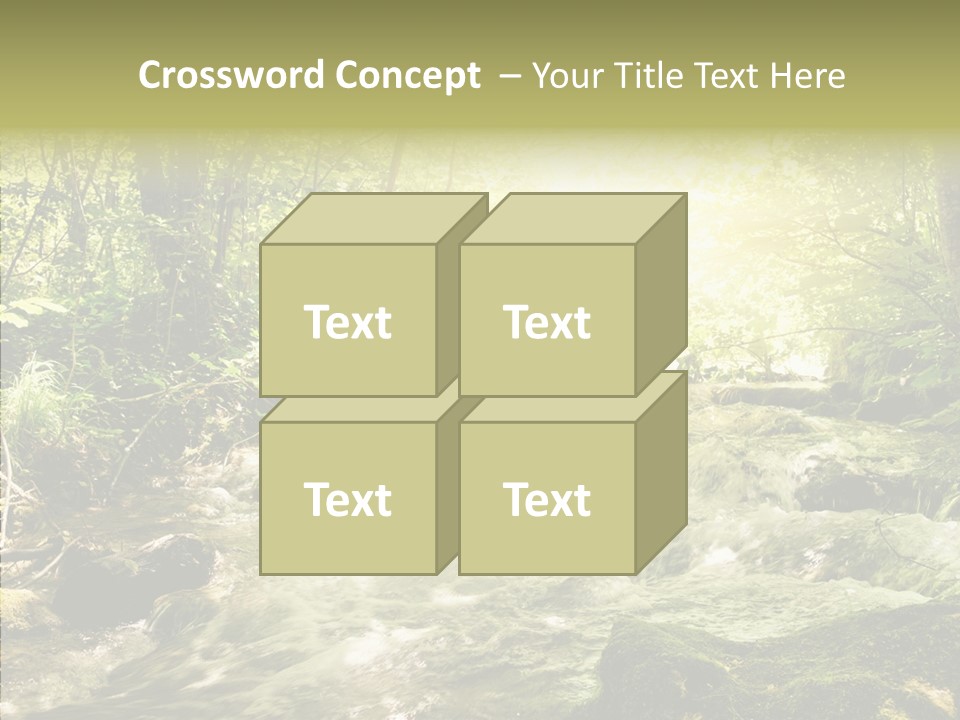 Sunlight Brook Bright PowerPoint Template