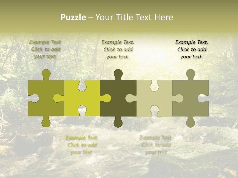 Sunlight Brook Bright PowerPoint Template