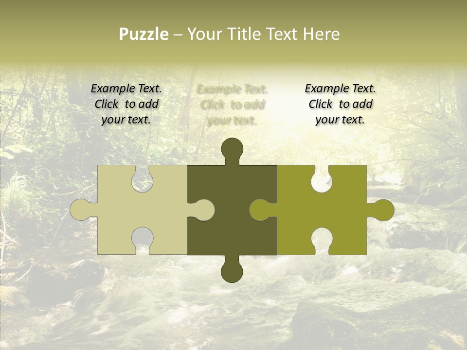 Sunlight Brook Bright PowerPoint Template