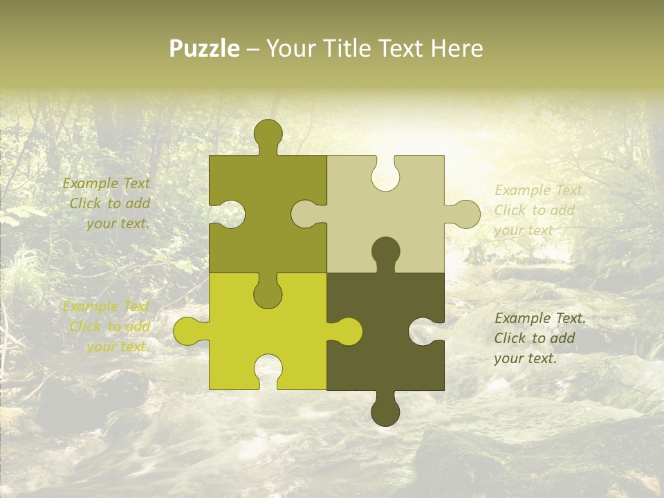 Sunlight Brook Bright PowerPoint Template