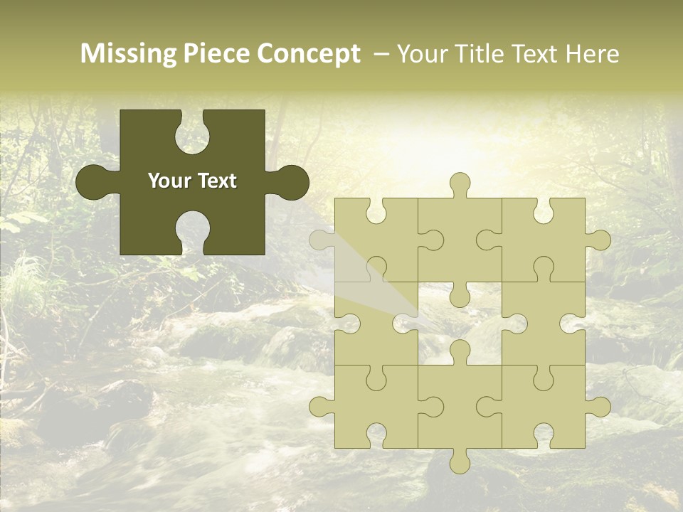 Sunlight Brook Bright PowerPoint Template