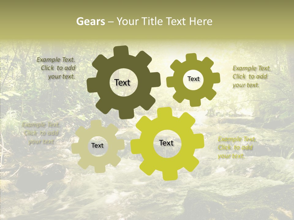 Sunlight Brook Bright PowerPoint Template