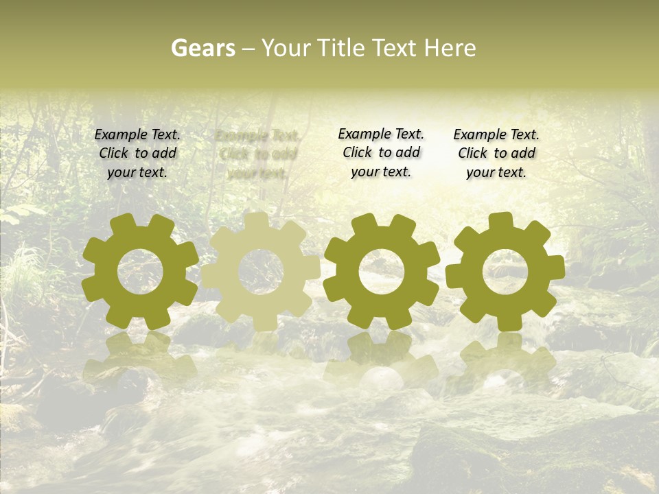 Sunlight Brook Bright PowerPoint Template