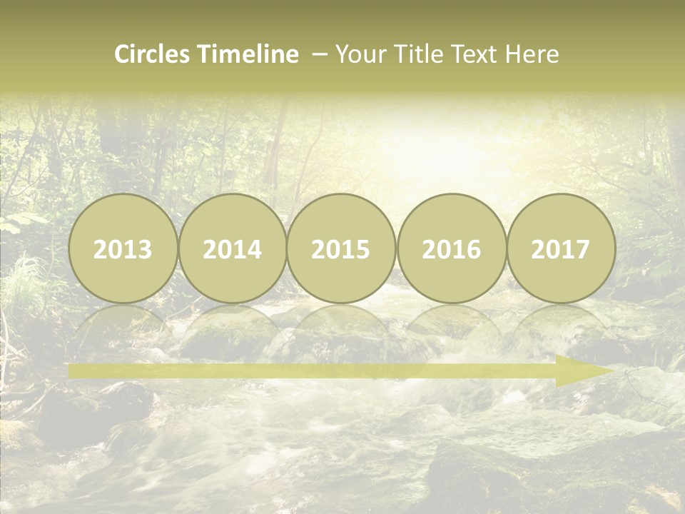 Sunlight Brook Bright PowerPoint Template