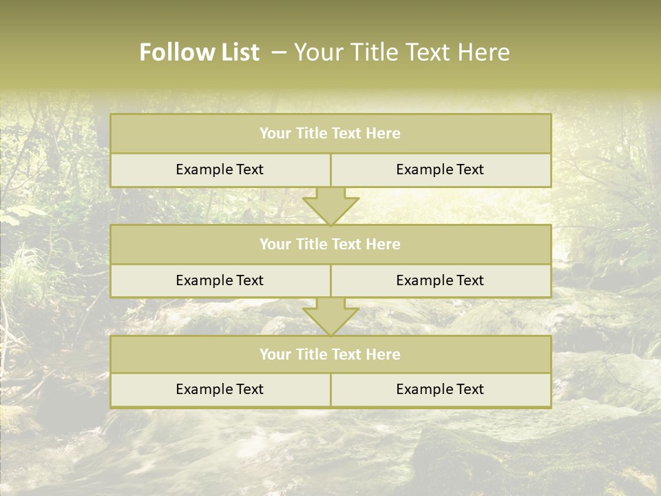 Sunlight Brook Bright PowerPoint Template