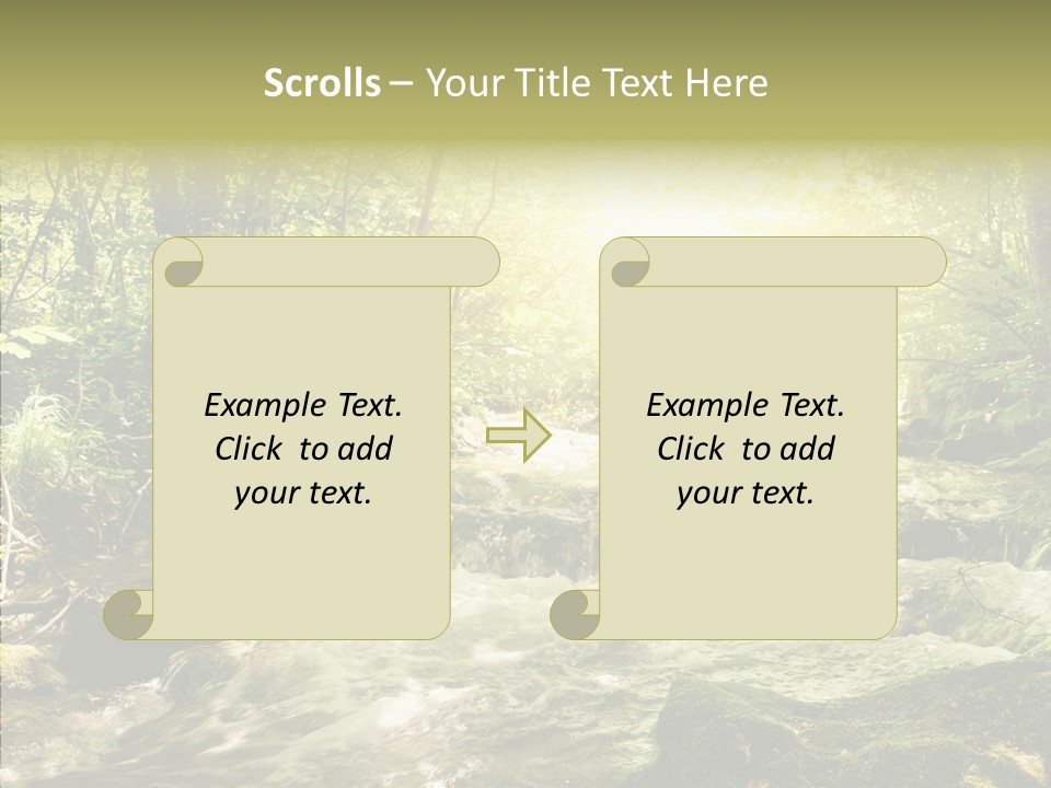 Sunlight Brook Bright PowerPoint Template