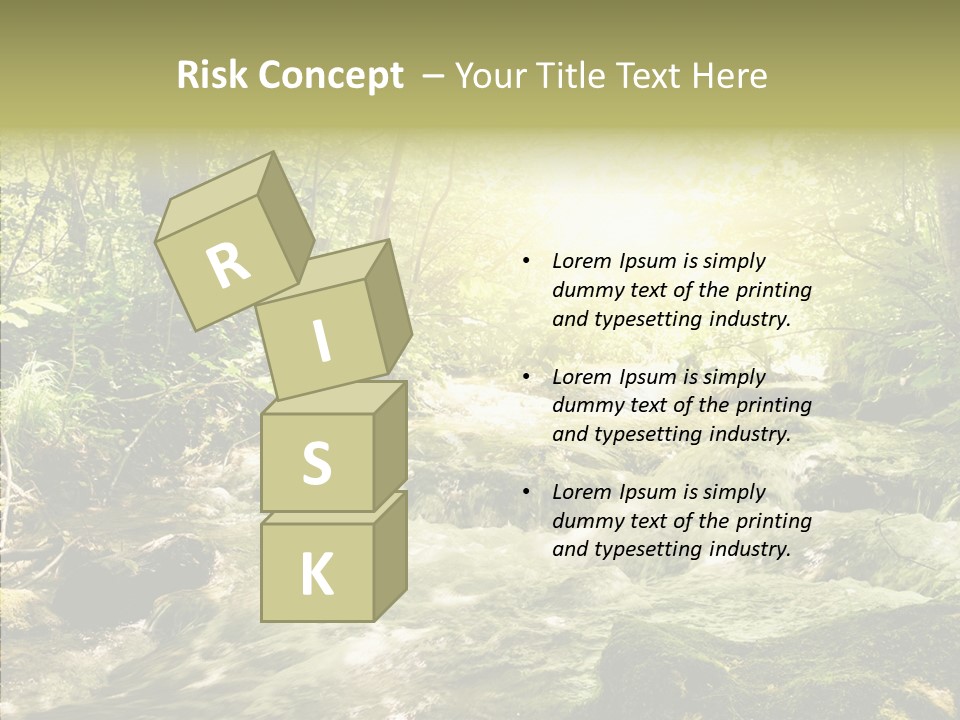 Sunlight Brook Bright PowerPoint Template