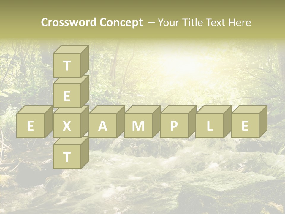 Sunlight Brook Bright PowerPoint Template