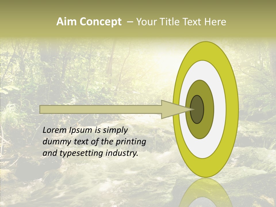 Sunlight Brook Bright PowerPoint Template