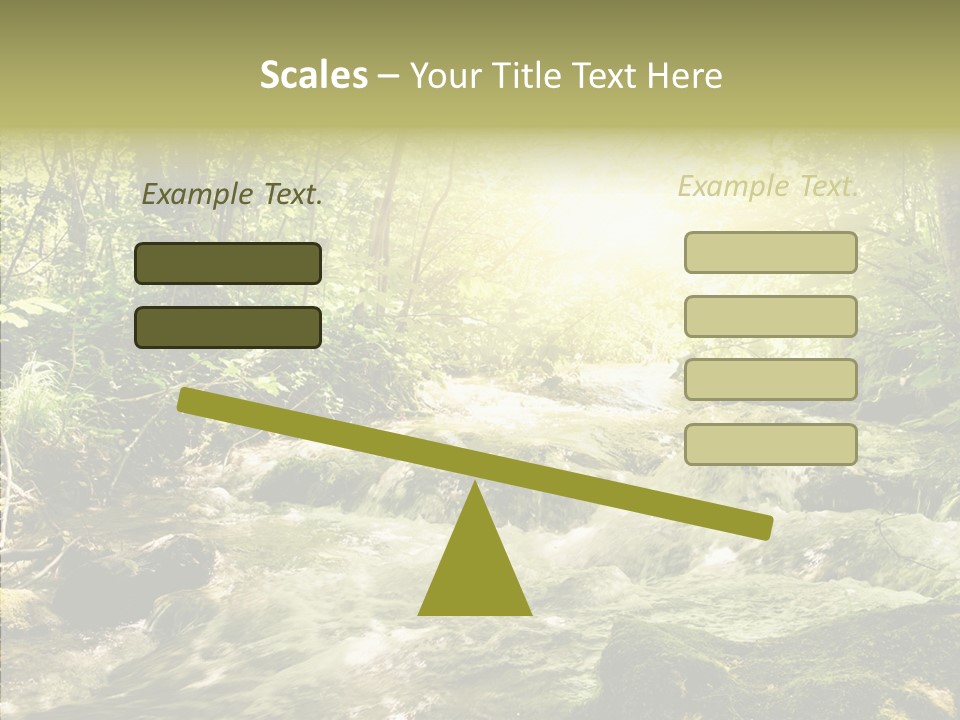 Sunlight Brook Bright PowerPoint Template