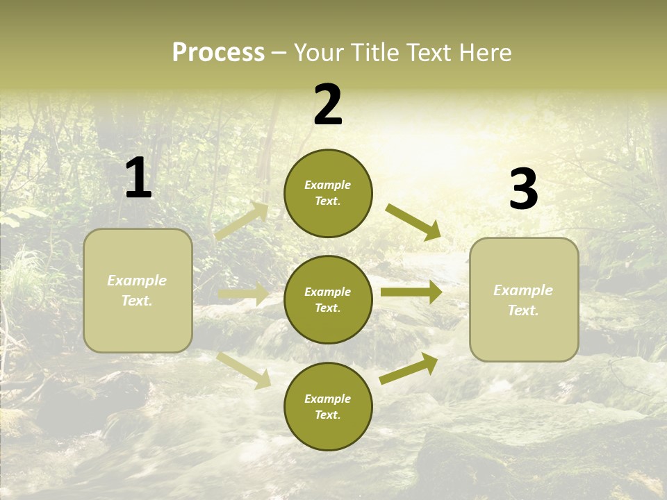 Sunlight Brook Bright PowerPoint Template