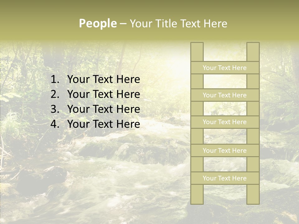 Sunlight Brook Bright PowerPoint Template