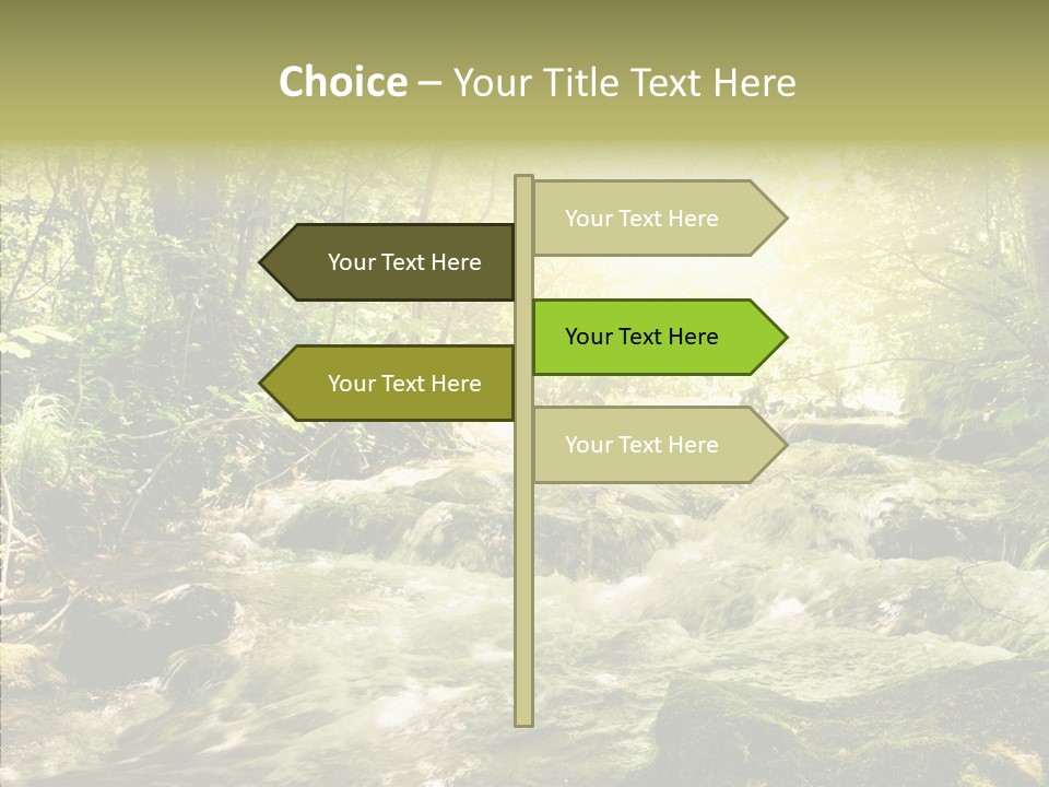 Sunlight Brook Bright PowerPoint Template