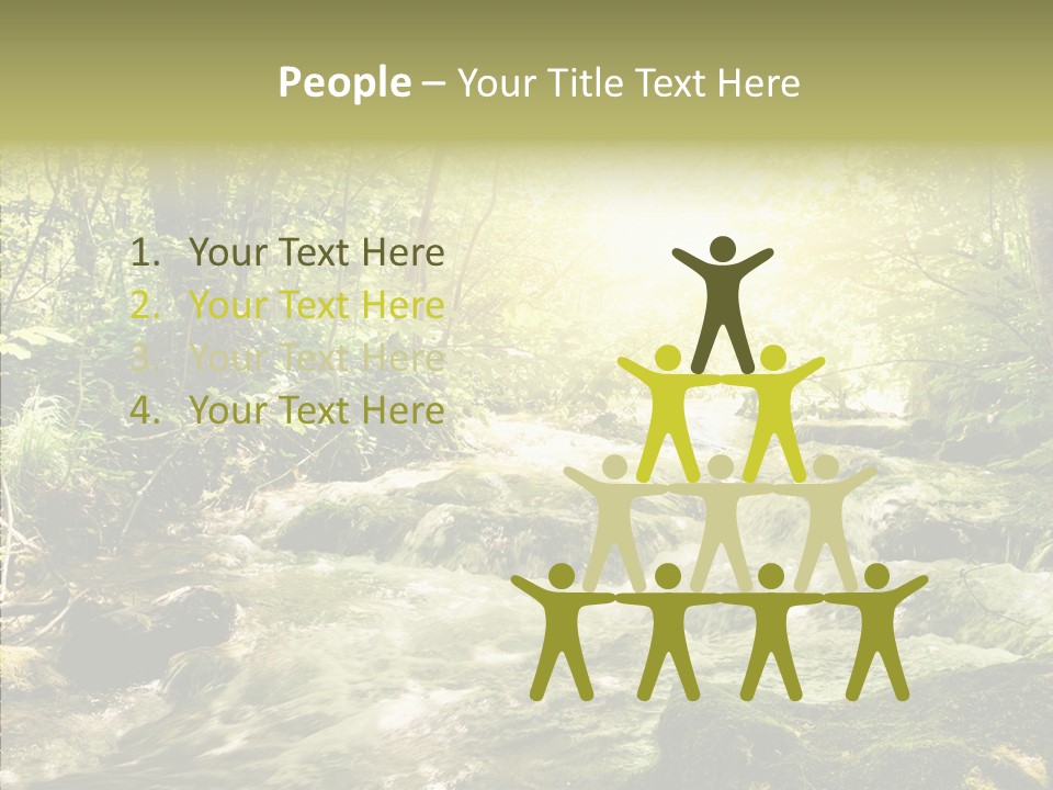 Sunlight Brook Bright PowerPoint Template