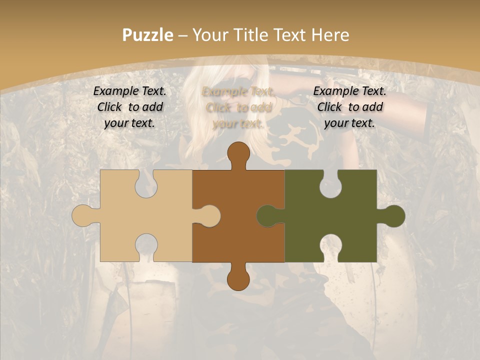 Security Sport Airgun PowerPoint Template