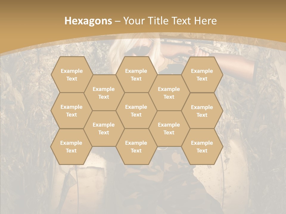 Security Sport Airgun PowerPoint Template