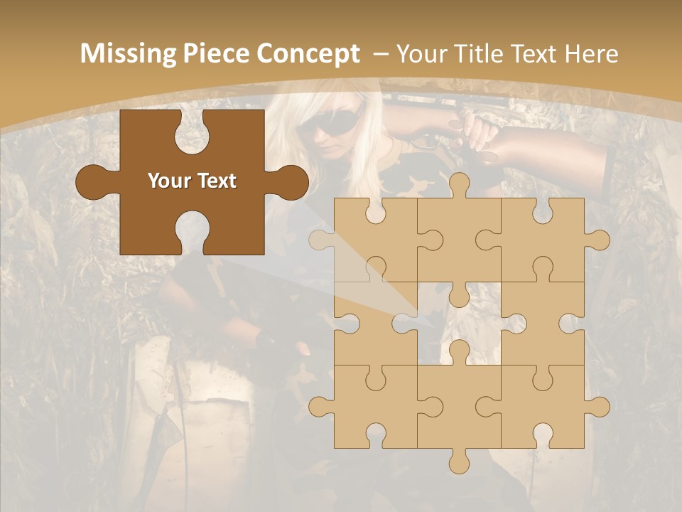 Security Sport Airgun PowerPoint Template