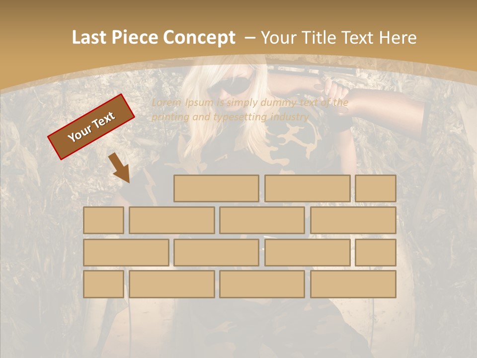 Security Sport Airgun PowerPoint Template