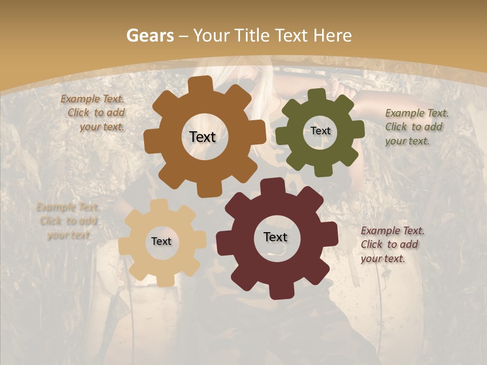 Security Sport Airgun PowerPoint Template