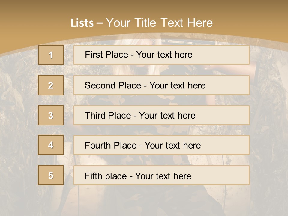 Security Sport Airgun PowerPoint Template