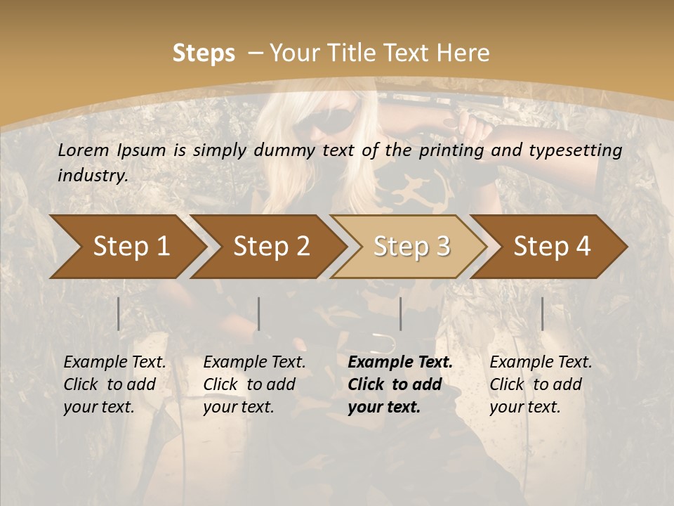 Security Sport Airgun PowerPoint Template
