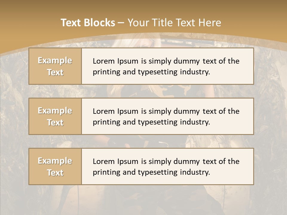 Security Sport Airgun PowerPoint Template
