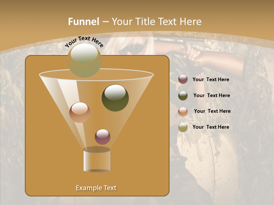 Security Sport Airgun PowerPoint Template