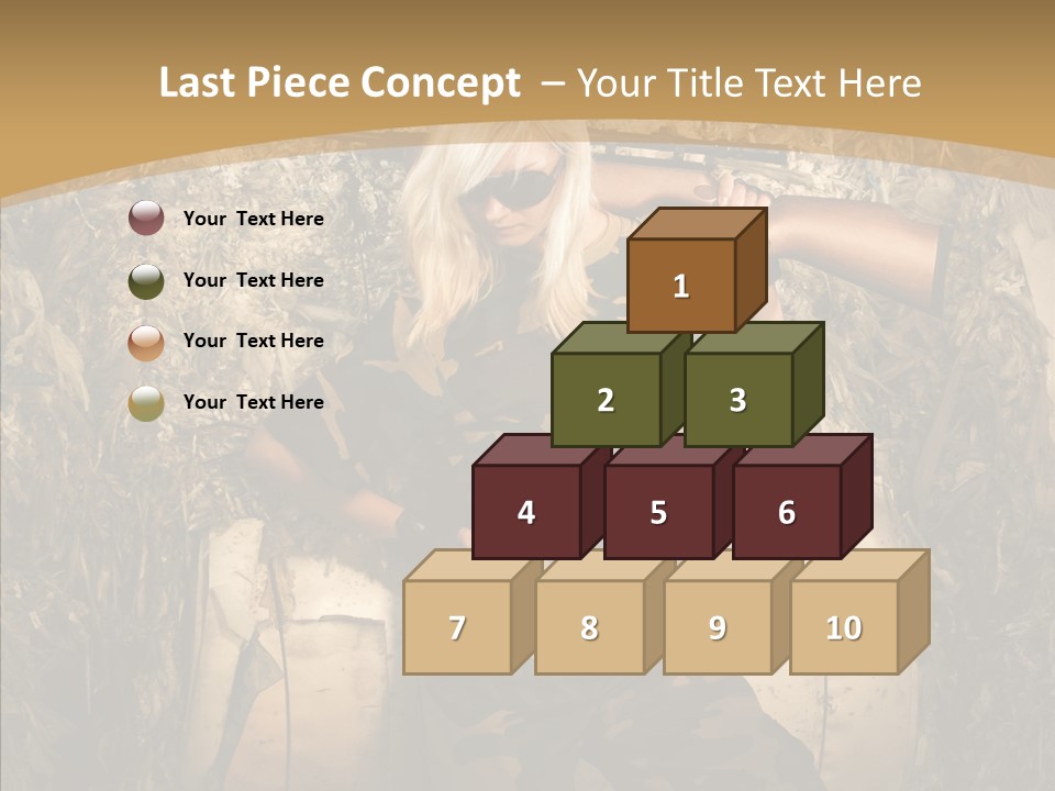 Security Sport Airgun PowerPoint Template