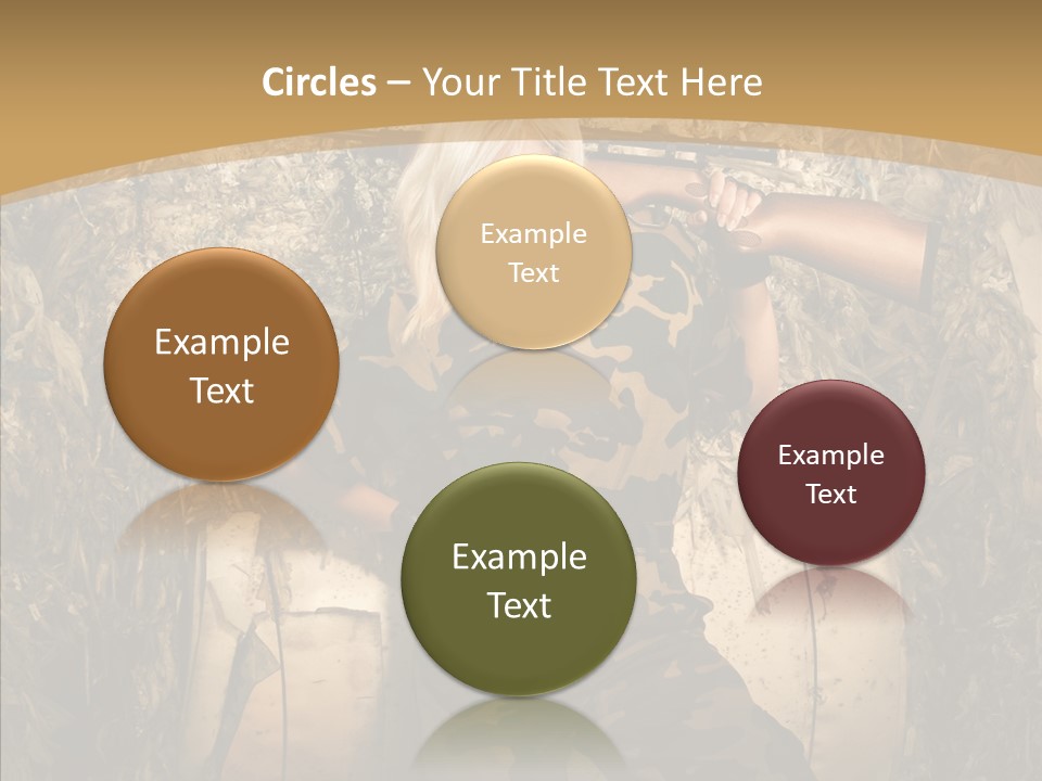 Security Sport Airgun PowerPoint Template