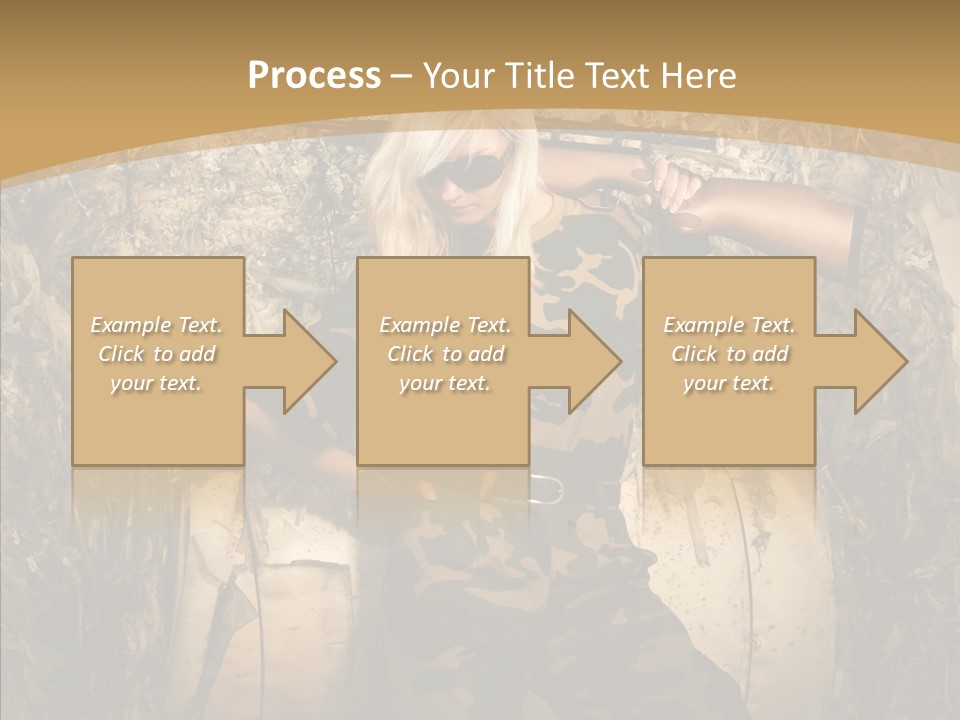 Security Sport Airgun PowerPoint Template