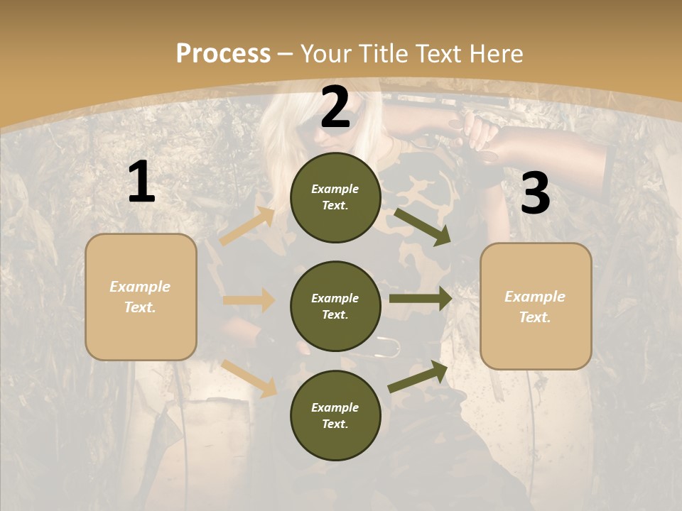 Security Sport Airgun PowerPoint Template