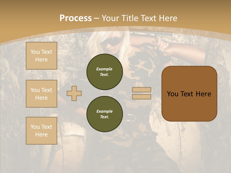 Security Sport Airgun PowerPoint Template