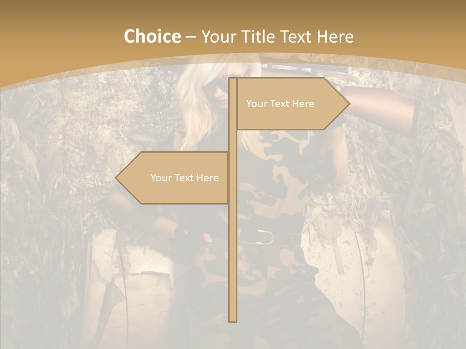 Security Sport Airgun PowerPoint Template