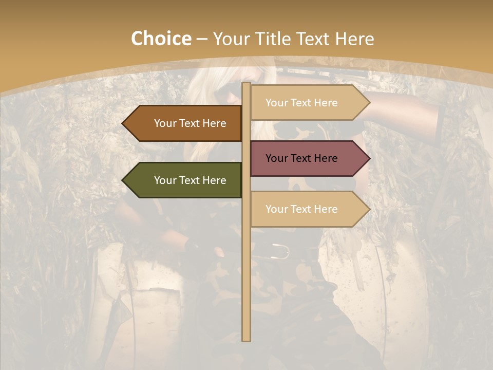 Security Sport Airgun PowerPoint Template