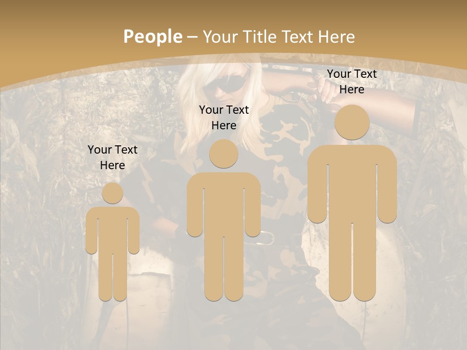 Security Sport Airgun PowerPoint Template