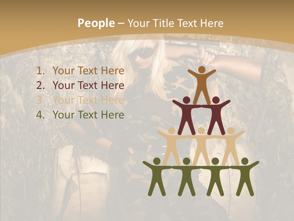 Security Sport Airgun PowerPoint Template