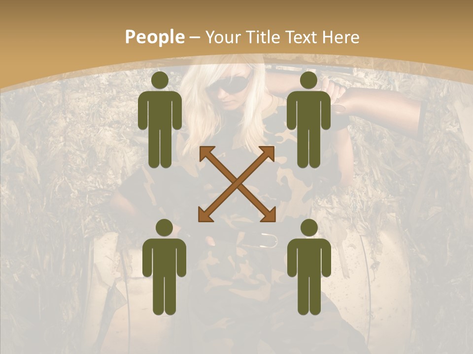 Security Sport Airgun PowerPoint Template