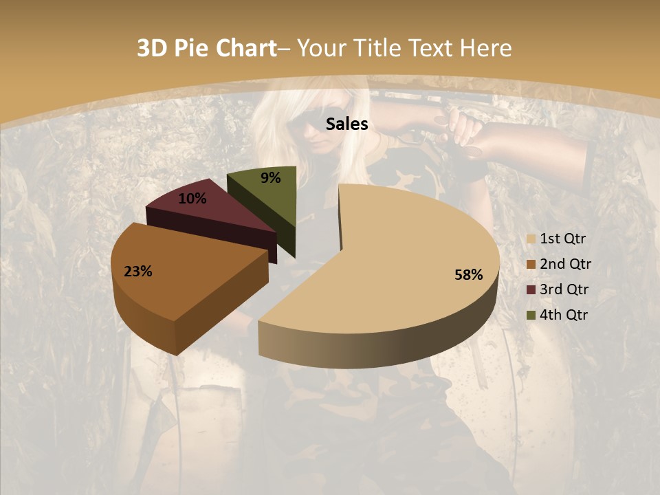 Security Sport Airgun PowerPoint Template