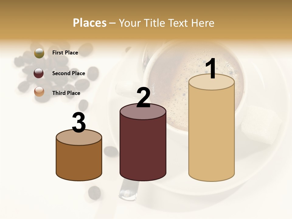 Plate Beans White PowerPoint Template