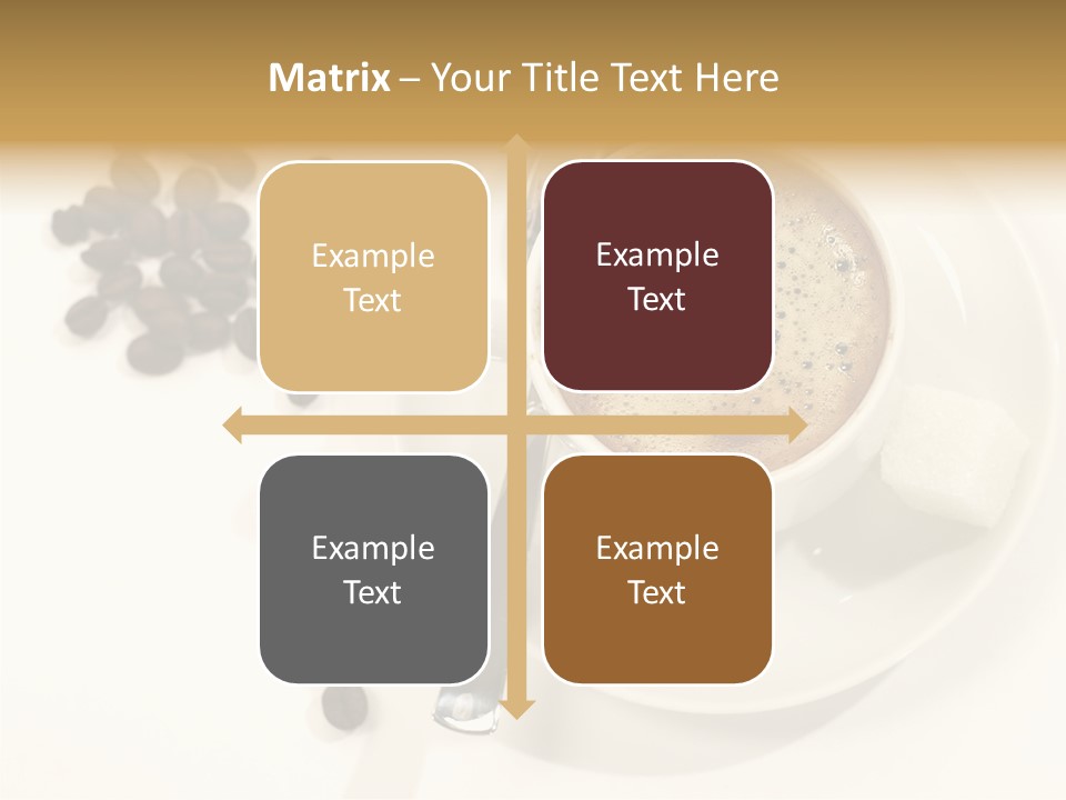 Plate Beans White PowerPoint Template