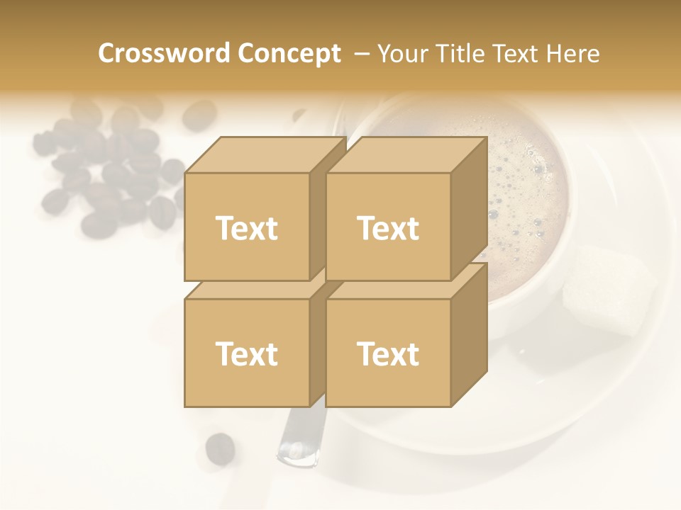 Plate Beans White PowerPoint Template