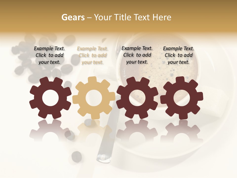 Plate Beans White PowerPoint Template