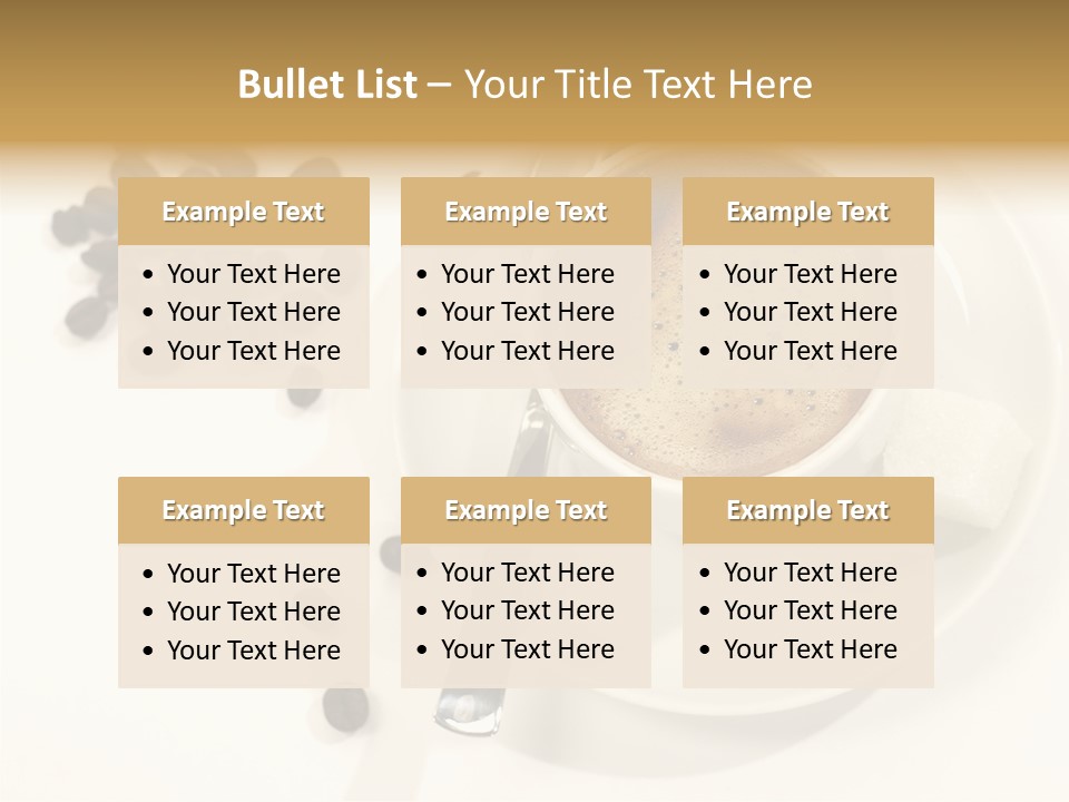 Plate Beans White PowerPoint Template