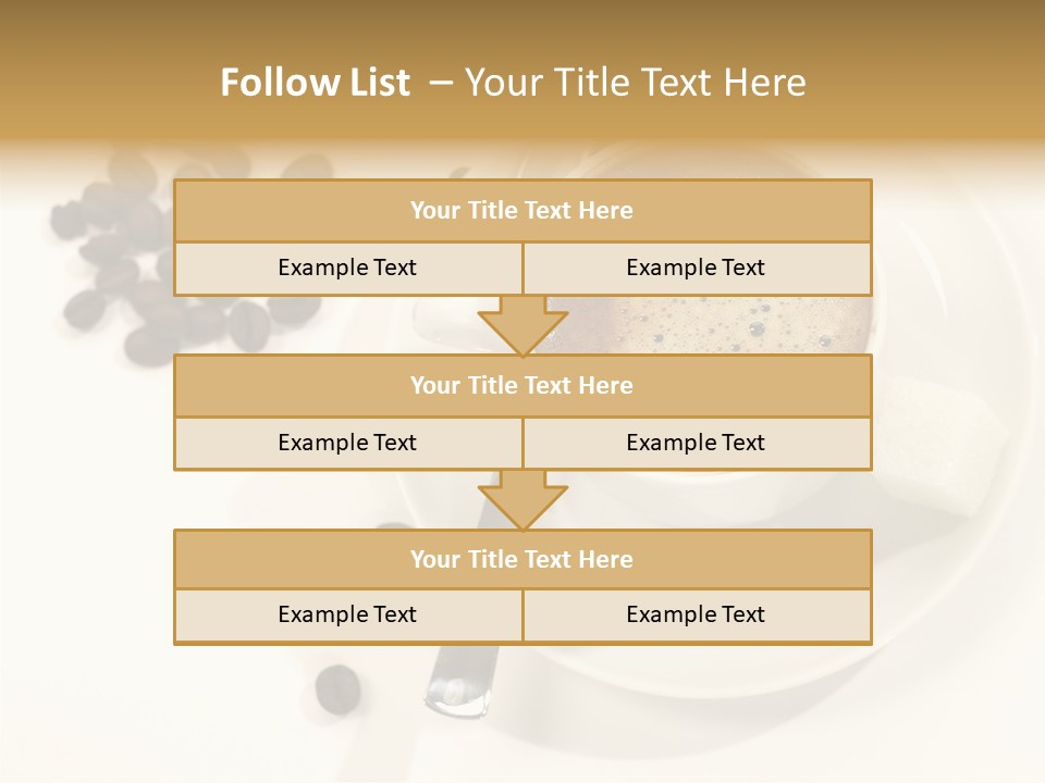 Plate Beans White PowerPoint Template