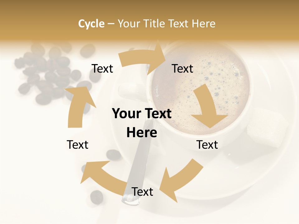 Plate Beans White PowerPoint Template