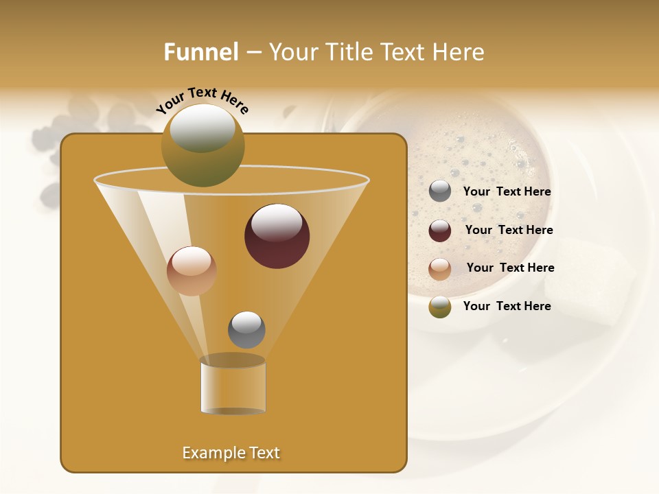 Plate Beans White PowerPoint Template