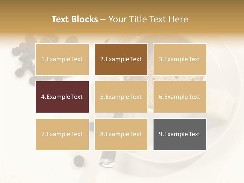 Plate Beans White PowerPoint Template