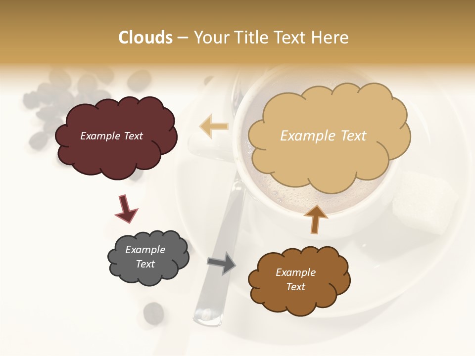 Plate Beans White PowerPoint Template
