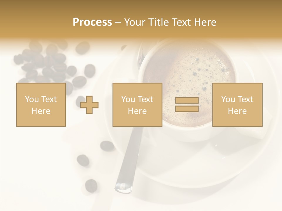 Plate Beans White PowerPoint Template